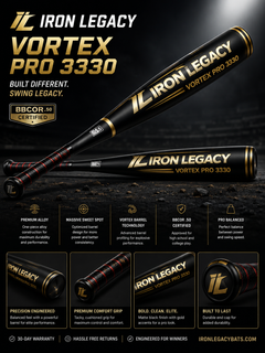 Iron Legacy Vortex Pro 33/30 BBCOR Baseball bat