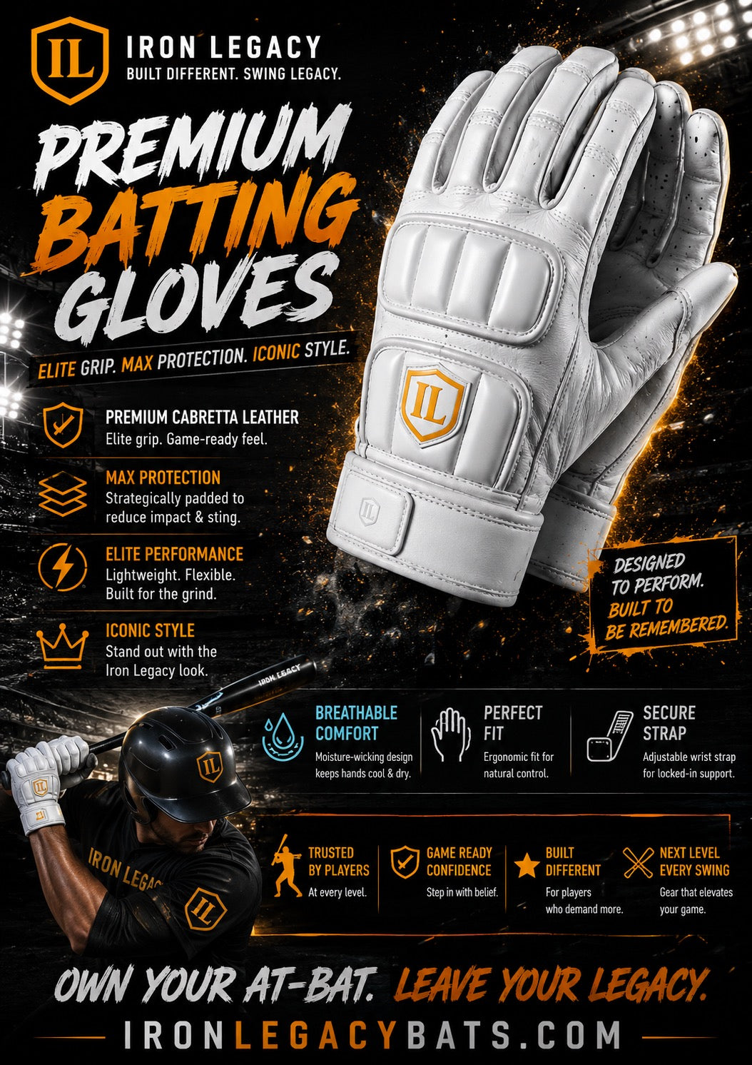 Iron Legacy Revos Batting gloves